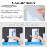 ArderLive Automatic Soap Dispenser Wall Mount,12oz Touchless Dish Liquid Hands-Free Auto Hand Soap Dispenser Waterproof USB Charging for Kitchen, Bathroom,School,Hotel