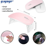 Yayoge Nail Builder Gel Kit with Lamp 60ml Pink Nail Extension Gel with Pink 6W White LED UV Nail Lamp and Manicure Tools for Nail Extension Nail Art DIY Salon and at Home (Pink Pink)
