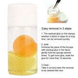 Eyelash Extension Tweezers Cleaning Tool with Liquid Remover and sponge ball eyelash curler cleaner For Lash Extension Tools Application