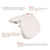 Bath Pillow, Waterproof Bathtub Spa Pillow for Tub Non-Slip Padded Comfort Support Pad Pillow with 7 Suction Cups for Neck, Shoulder and Head Support (White)