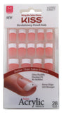 Kiss Salon Acrylic French Kit Sure Thing Medium (3 PACK)