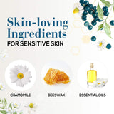 GiGi Hard Wax Beads, Soothing Azulene Hair Removal Wax for Sensitive Skin, 14 oz