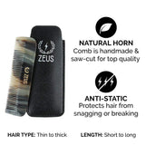 ZEUS Executive Beard Care Kit - Grooming Tools and Beard Care Set for Men! (Scent: Vanilla Rum)