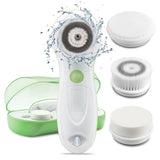 TOUCHBeauty 3IN1 Face Brush Set with 3 Spin Cleansing Brushes, Deeply Cleanse Pores for All Skin Sensitive Type |Waterproof, Travel Case, Dual-Speed, Battery Powered