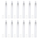 Houseables Small Spray Bottle, Mini Perfume Atomizer, 10mL, 4.75â, 12 Pack, Glass, Frosted, Spritzer, Fine Mister, 10 Gram, Empty Tube, Travel Size Container, Sample, Gift, Refillable, Spritz, Sprayer