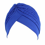 Ever Fairy Many Pack Stretch Polyester Turban Head Cover Twisted Pleated Headwrap