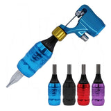 Tattoo Adjustable Aluminium Cartridge Grip Tubes Needle Bar for Motor Rotary Machine (Black)