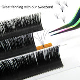 4 Tray Volume Lash Extensions .03 .05 .07 .10 Easy Fan Volume Lashes C D curl Flowering Lash Extensions Mega Volume Lash Extensions 10-19mm Length(D-0.05-12+12+13+13)