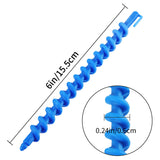 100 Pieces Spiral Hair Perm Rod Spiral Rod Plastic Long Barber Hairdressing Styling Curling Perm Rod Hair Rollers Salon Tools for Women Girls