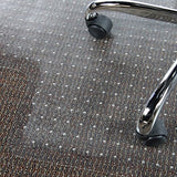 OFM ESS Collection Chair Mat with Lip for Carpet, 36" x 48", Clear
