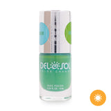Del Sol Color-Changing Nail Polish - Perfectly Pastel - Changes Color from Aqua to Grassy Green in The Sun - Quick Dry, 5-Free Nail Lacquer - .34 fl oz/ 10mL