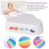 Rainbow Bath Bombs Gift Set,Bubble Magic XXL 5.8oz Bath Bombs Cloud For kids Women,Rainbow Bubble Bathbombs Suitable for Everyone, Gift idea for Birthday Valentines Anniversar（1pcs）