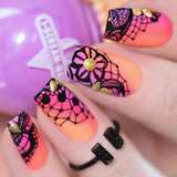 Whats Up Nails - Lace Stamping Plates 2 pack (A002, B004) for Nail Art Design