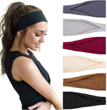 Huachi Women's Headbands Workout Yoga Exercise Headband Sweat Wicking Hair Bands