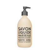 Compagnie de Provence Savon de Marseille Extra Pure Liquid Soap - Karite Shea Butter - 16.7 Fl Oz Glass Pump Bottle