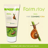 Farm Stay Korean Pure Snail Foam Cleanser [ 180ml / 6.09oz ] 폼클렌징