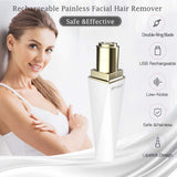 Rechargeable Facial Hair Remover for Women, Electric Painless Hair Shaver Removal Face Razors Epilator for Face Lips, Bikini and Full Body, Hair Trimmer for Women