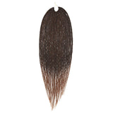 SEGO 24 Inch Crochet Box Braids Pre-Looped Box Braids Crochet Hair Extensions Ombre 3X Synthetic Braiding Hair Extensions Pre Braided Crochet Hair for Black Women 24 Strands/Pack(7 Packs 1BT30)