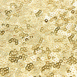 Acrabros Sequin Table Runners Gold- 12 by 72 Inch Glitter Gold Table Runner-2 Pack