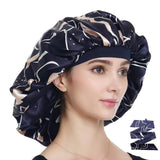 Extra Large Silky Satin Bonnet – Double Layer, Double Care
