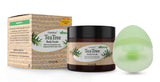 Chamuel Tea Tree Body & Foot Scrub - 100% Natural Exfoliating Body Scrub with Dead Sea Salt, Plant-based Stem Cells, Ginger & Essential Oils– Rejuvenates & Soothes Dead & Dry Skin (15.1oz)