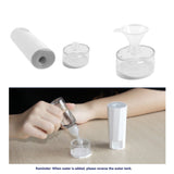 Nano Mist Sprayer Handheld Ionic Facial Spray Mister Face Steamer Daily Moisturizer Mini Portable For Strong Deep Moisturizing, Makeup, Facial Water Spa/Skin Care Beauty Instrument (White)