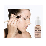 3 Pack Liquid Foundation,Matte Oil Control Concealer Foundation Cream,PHOERA Long Lasting Waterproof Matte Liquid Foundation for Women Girls (104 Buff Beige-30ml)