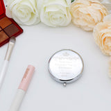 Sometimes You Forget You are Awesome So This is Your Reminder Compact Pocket Makeup Mirror with Gift Box for Woman Friend Boss Lady Wife Daughter Christmas Birthday Present