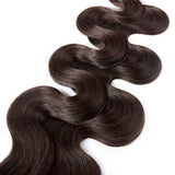 18 Inch Tape in Hair Extensions Body Wave Human Hair 100g 40pcs #2 Dark Brown Wavy Hair Seamless Skin Weft Glue in Human Hairpieces with Double Sided Tape