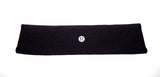 LULULEMON Women's Fly Away Tamer Headband Printed Midnight Black -wide band