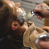GRUTTI Shaving Set, Shaving Stand & Soap Bowl & Badger Brush Deluxe Men's Gift Set for Shaving Dad Gifts,boyfriend Gifts,Husband Gifts and Thanksgiving Gift