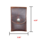Hide & Drink, Soft Leather Double Nail Clipper Case, Beauty & Personal Care, Commuter & Nomad Gift, Grooming Case, Home & Travel Essentials, Handmade Includes 101 Year Warranty :: Bourbon Brown