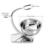 GRUTTI Shaving Set, Shaving Stand & Soap Bowl & Badger Brush Deluxe Men's Gift Set for Shaving Dad Gifts,boyfriend Gifts,Husband Gifts and Thanksgiving Gift