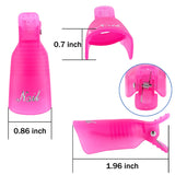 SIQUK 100 Pcs Nail Polish Remover Clips Soak off Nail Clips Acrylic Nail Polish Remover Clip Cap UV Gel Polish Removal Clips