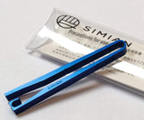 SIMIAN Tweezers - precision tweezers professional quality made in Japan for eyebrow eyelash women and men (Black)