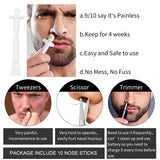 Hair Waxing Kit, Non-stick Wax Warmer, 3.5 OZ Hard Wax Beads pack of 5(Total 1.1lb), 20 Waxing Sticks, and 10 Nose Wax Applicators, Non-stick Wax Warmer for Unisex Adults and Teenagers