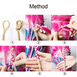 12” Dreadlock Extension For Man Handmade Synthetic Reggae Extension Twist Braiding Hairpiece For Hip-Hop Crochet Braiding Hair Heat Resistant Box Braid For Women(5strands/1pack,ash blonde)