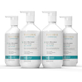 Theorie Anti-Microbial Hand Wash - Instantly Kills Germs & Bacteria - For Sensitive Skin - with Argan Oil, Marula, Oil, Vitamin E (1.5 L) (4 Pack)