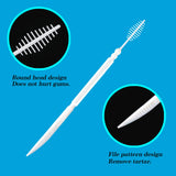 Fcclss Dental Brushpicks Cleaner Flosser, Plastic Toothpicks, 1532pcs in Travel Box (6Packs of 250pcs + 2 Packs of 16pcs)