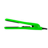 Fahrenheit Hair Care System Neon Collection 1.25 Inch Ceramic Flat Iron Dual Voltage Hair Straighteners (Neon Green)