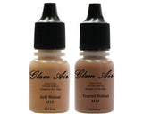 Glam Air Airbrush Water-based Foundation in Set of 2 Assorted Dark Matte Shades (For Normal to Oily Dark Skin)
