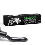 MagicBrite Bamboo Charcoal Naturally Activated Teeth Whitening Toothpaste,Mint Flavor,3.5oz