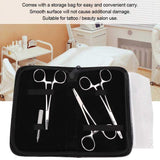 Piercing Kit, Body Piercing Tweezer Kit, Stainless Steel Drilling Tool Set Piercing Kit Asepsis Safety Piercing Tools Kit Body Piercing Tools for Body Belly Nose Lip 4 Pieces/set