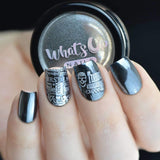 Whats Up Nails - Black Chrome Powder for Mirror Nails