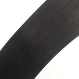 Komorebi Hair Extensions Clip in Human Hair Double Weft Hair Extensions Remy Human Hair Nature Black Color #1B 7pcs/110g 24inch