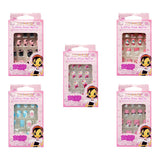 Lurrose 120Pcs Children False Nails Tips Cartoon Nails Press on Fake Nails Pre-glue Full Cover Nails Lovely DIY False Nails for Kids Girls (random pattern)