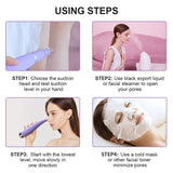 Blackhead Remover Vacuum-VKK Upgraded Blackhead Removal Vacuum Pore Cleaner, Electric Blackhead Whitehead Acne Extractor Tool Wireless Rechargeable (Purple)