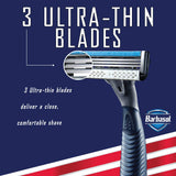 Barbasol Ultra 3 Premium Disposable Razor Value Pack Bundle (3 Packs/12 Total Razors)