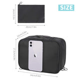 DIMJ Makeup bag and Jewelry Bag, 2 in 1 Travel Makeup Bag Organizer with Compartments Portable Waterproof Storage Case for Cosmetics Brushes Necklaces Earrings Bracelets Toiletry
