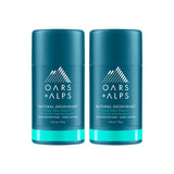 Oars + Alps Natural Deodorant for Men and Women, Aluminum Free and Alcohol Free, Vegan and Gluten Free, Deep Sea Glacier, 2 Pack, 5.2 Oz